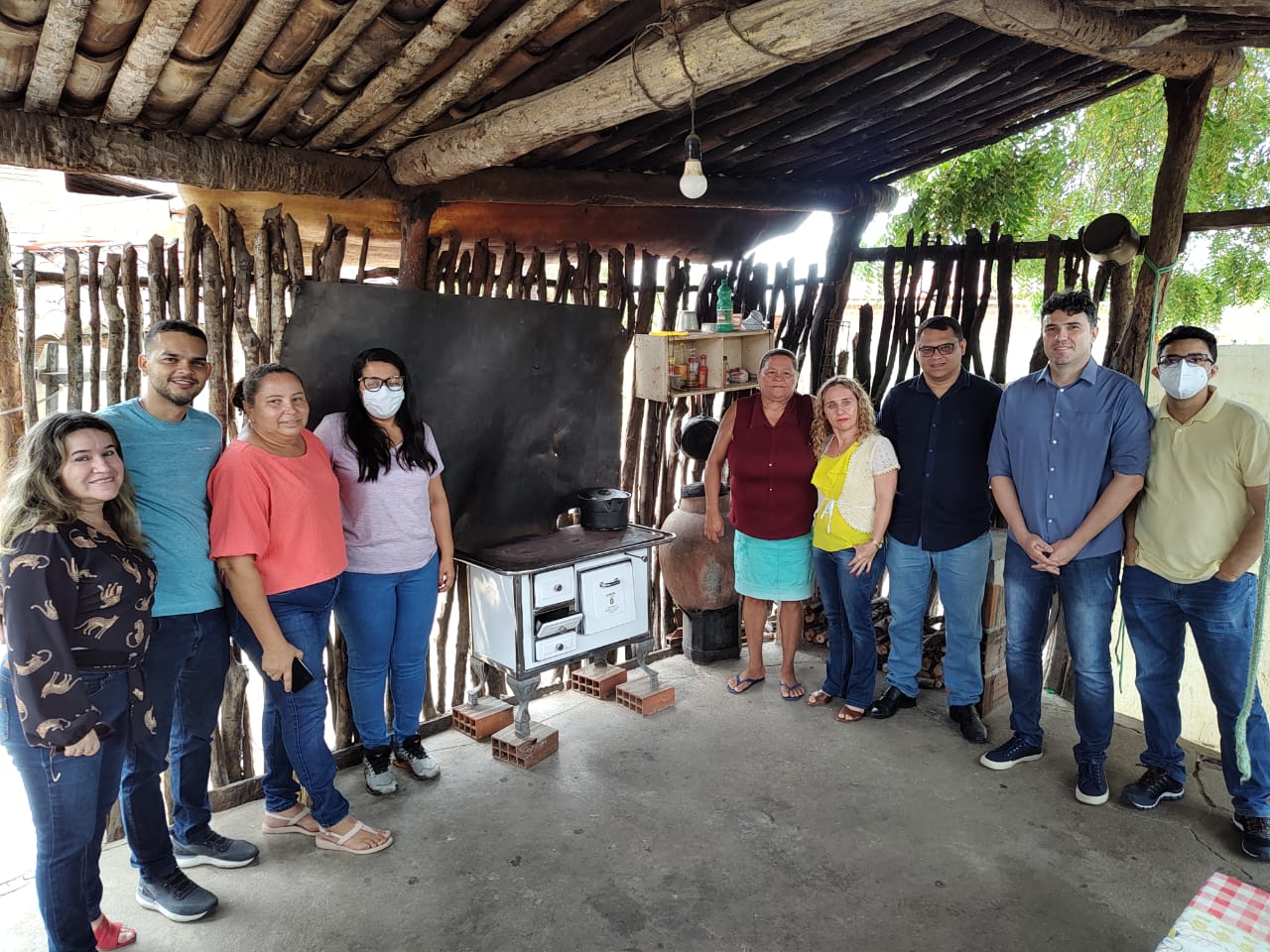 Visita Técnica do Monitoramento Físico do Projeto MAPP 1613 – Fogões Sustentáveis, promovida pela Secretaria das Cidades do Estado do Ceará (SCIDADES) com a equipe técnica da CPCOP/SEPLAG.