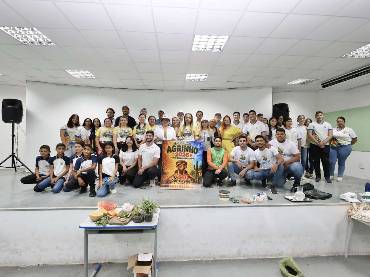 Seplag visita atividades do programa Agente Jovem Ambiental em Caridade e Canindé